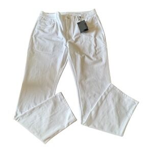 G/FORE Performance Stretch Tour 5 Pocket Pants-Snow‎ White-34x32-NWT MSRP: $185